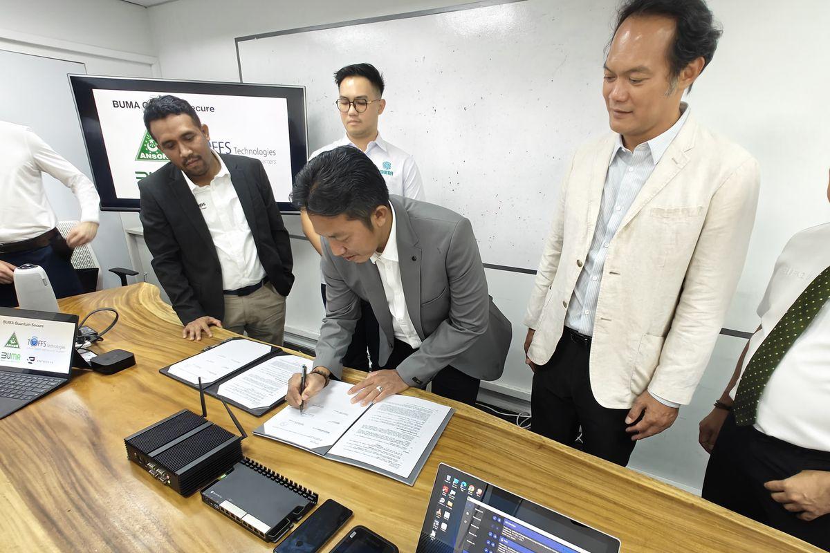 BUMA Ansor Gandeng Perusahaan Singapura & Swiss Kembangkan Keamanan Siber Modern